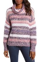 Women's Caslon Oversize Cowl Neck Sweater, Size - Blue
