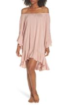Women's Elan Off The Shoulder Cover-up Dress, Size - Pink