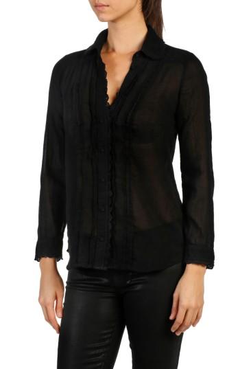 Women's Paige Kyleigh Cotton Blouse - Black