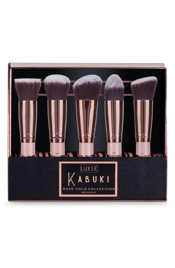 Luxie Rose Gold 5-piece Kabuki Brush Set, Size - No Color