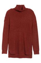 Women's Trouve Rib Knit Sweater, Size - Brown