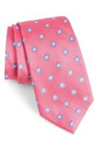 Men's Calibrate Cloisters Neat Silk Tie, Size X-long - Pink