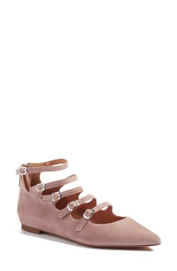 Women's Halogen Kali Pointy Toe Flat .5 M - Pink