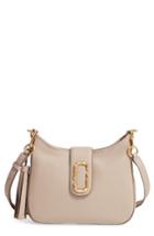 Marc Jacobs Small Interlock Leather Hobo - Beige