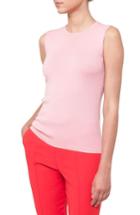 Women's Akris Cashmere & Silk Knit Top - Pink
