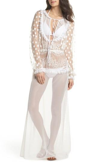 Women's For Love & Lemons Trinidad Cover-up Dress - White
