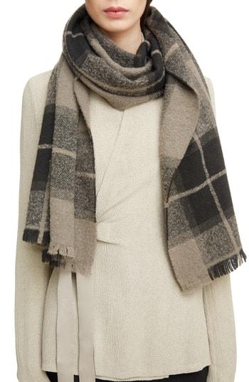 Women's Rick Owens Plaid Wool & Cashmere Blend Scarf