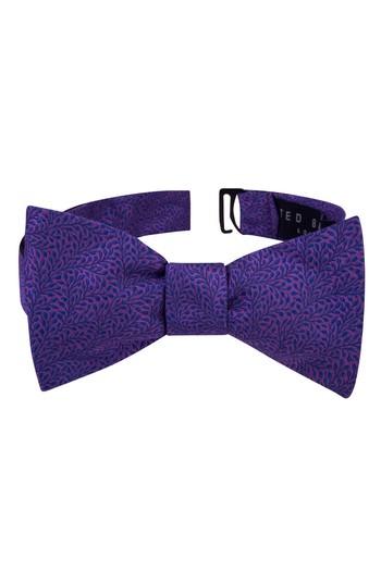 Men's Ted Baker London Grand Botanical Silk Bow Tie, Size - Pink