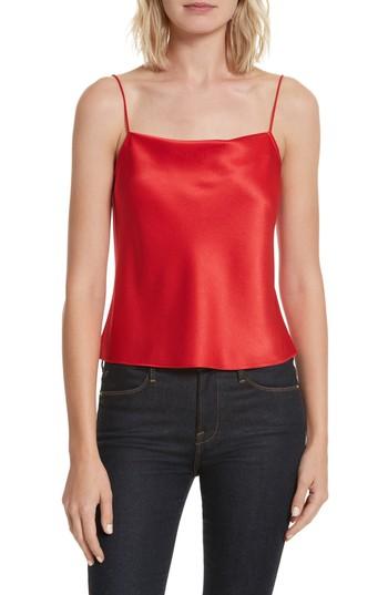 Women's Alice + Olivia Harmon Drapey Tank - Red