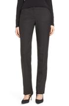 Women's Halogen 'taylor - Ela' Straight Leg Suit Pants - Grey