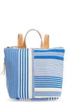 Mercado Global Mini Lorena Woven Backpack - Blue