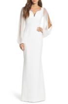 Women's Chiara Boni La Petite Robe Dress Cutwork Back Gown - White