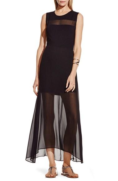 Women's Vince Camuto Chiffon Overlay Maxi Dress