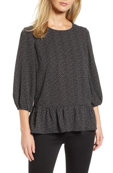 Women's & .layered Cutout Back Top - Black