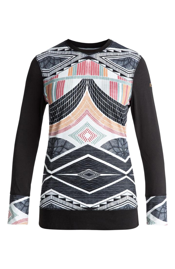Women's Roxy Daybreak Base Layer Long Sleeve Top - Black