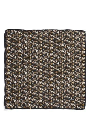 Women's Marc Jacobs Floral Silk Bandana, Size - Black