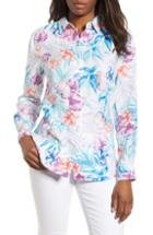 Women's See By Chloe Eyelet Sleeve Blouse Us / 44 Fr - White