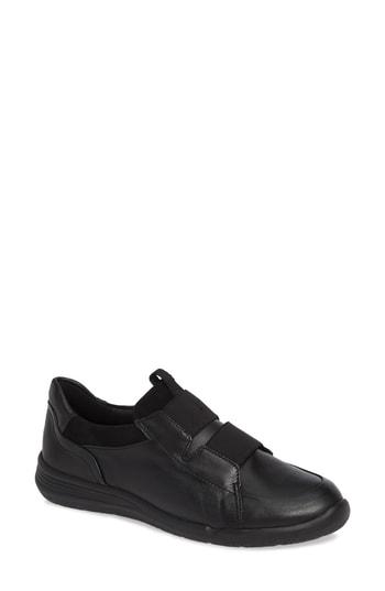 Women's Ara Colette Sneaker M - Black