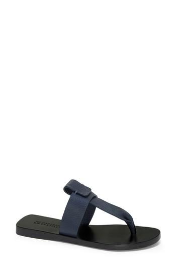 Women's Mercedes Castillo Tanna Thong Sandal M - Blue