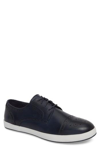 Men's English Laundry Dunnet Cap Toe Sneaker M - Blue
