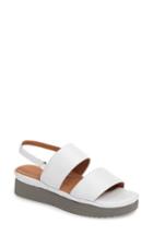 Women's L'amour Des Pieds Abruzzo Slingback Platform Wedge Sandal .5 M - White