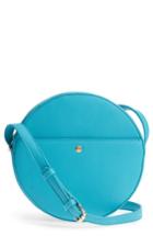 Sole Society Canteen Faux Leather Crossbody Bag - Blue
