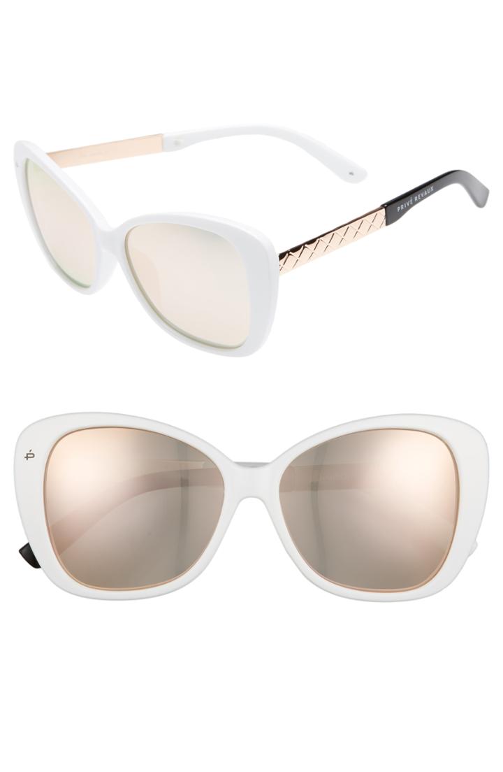 Women's Prive Revaux The Jackie O 56mm Cat Eye Sunglasses -