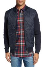 Men's Barbour Bi Quilt Front Knit Track Jacket