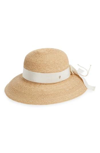 Women's Helen Kaminski Newport Raffia Straw Hat - Brown