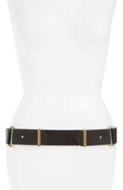Women's Topshop Double Pin Stud Faux Leather Belt