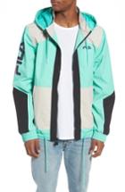 Men's Fila Earl Zip Up Hooded Jacket, Size - Green