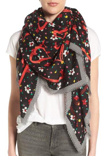 Women's Marc Jacobs Hearts & Flowers Scarf