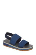 Women's Chooka Flatform Sandal M - Blue