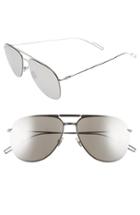 Men's Dior Homme 59mm Aviator Sunglasses - Palladium