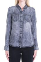 Women's Liverpool Jeans Company Button Back Chambray Shirt