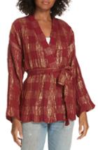 Women's Mes Demoiselles Magique Kimono Jacket - Red