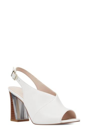 Women's Nine West Morenzo Slingback Sandal M - White