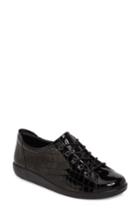 Women's Ecco 'soft 2.0' Sneaker -8.5us / 39eu - Black