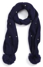 Women's Bp. Imitation Pearl Pompom Scarf