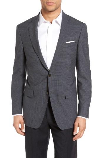Men's Todd Snyder White Label Mayfair Trim Fit Plaid Wool Sport Coat R - Grey