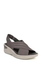 Women's Bzees Sunset Wedge Sandal M - Grey