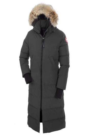 Women's Canada Goose 'mystique' Regular Fit Down Parka With Genuine Coyote Fur Trim (2-4) - Grey