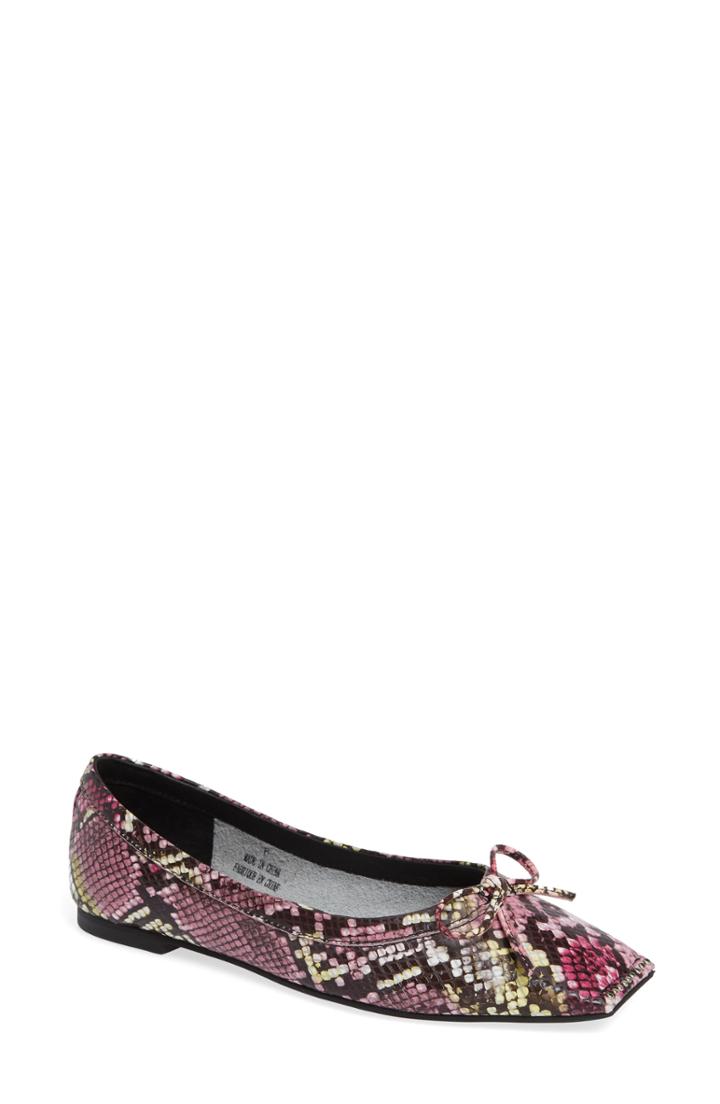 Women's Jeffrey Campbell Achira Flat .5 M - Pink