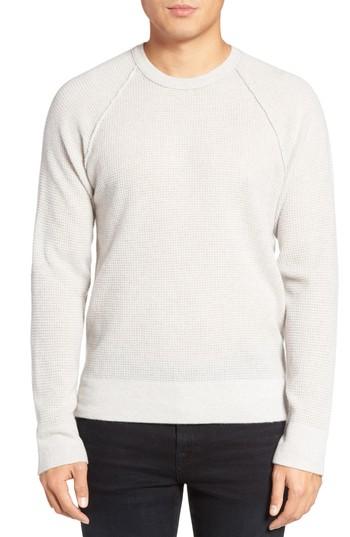 Men's James Perse Thermal Cashmere Sweater (m) - Blue