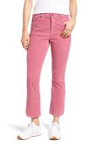 Women's Pam & Gela Corduroy Slim Crop Flare Pants - Pink