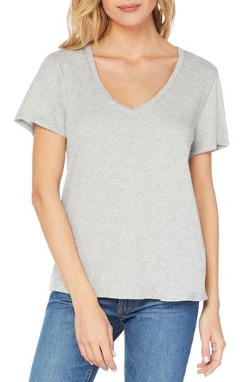 Women's Michael Stars Ultra Jersey Cotton Blend Tee, Size - Grey