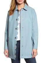 Women's Hunter Refined Perforated A-line Coat - Blue