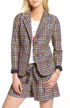 Women's 1901 Check Poplin Blazer - Blue