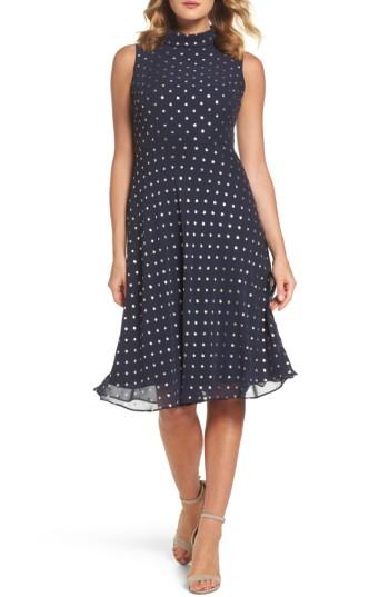Women's Taylor Dresses Chiffon Midi Dress - Blue