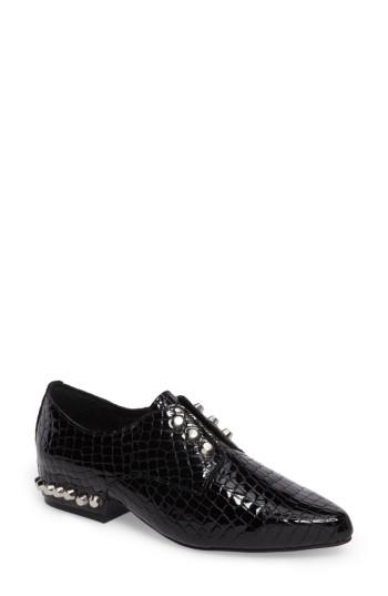 Women's Jeffrey Campbell Gaspard Studded Derby .5 M - Black